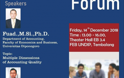 Accounting Forum (December 14, 2018)