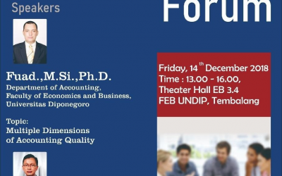 Accounting Forum (14 December 2018)