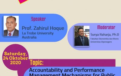 Accounting Forum, 24 October 2020: Accountability and Performance Management Mechanism (Prof. Zahirul Hoque, La Trobe University)