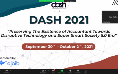 DASH 2021 (September 30 – October 2, 2021) : Annual Accounting Olmpiad with Grand Theme “Preserving The Existence of Accountant Towards Disruptive Technology and Super Smart Society 5.0 Era”